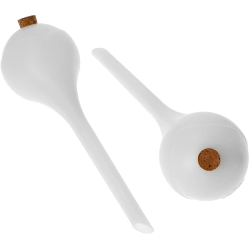 Augu laistīšanas bumbas, baltas pusskaidras ar korķa aizbāžņiem, 400 ml, 4 gab. - 2