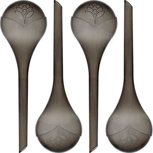 Augu laistīšanas bumbas, caurspīdīgi melnas, 400 ml, 4 gab.