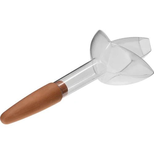 Augu laistītājs – caurspīdīga lapiņa ar keramikas kājiņu, 120 ml - 3