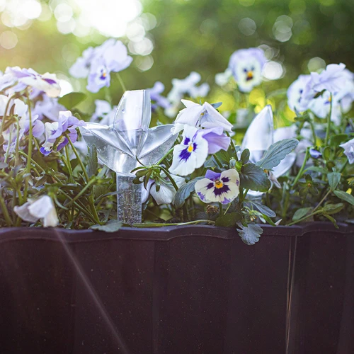 Augu laistītājs – caurspīdīga lapiņa ar keramikas kājiņu, 120 ml - 11
