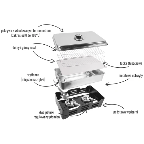 Balkona kūpinātava ar termometru - 4