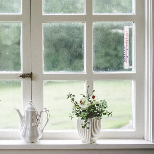 Balts āra termometrs (-60 °C līdz +50 °C) 23 cm - 6