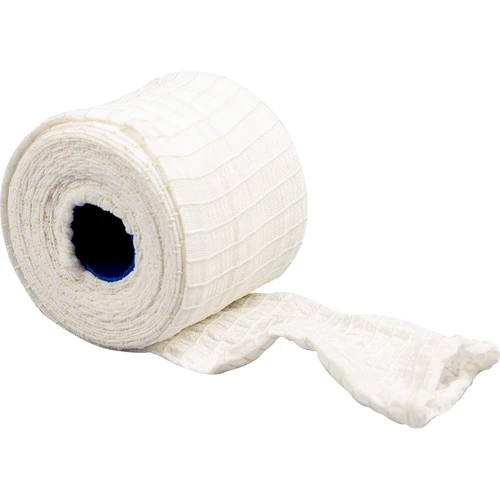 Balts gaļas cepamais tīkls, izmērs 12,5 cm x 5 m, ar termisko izturību līdz 220°C