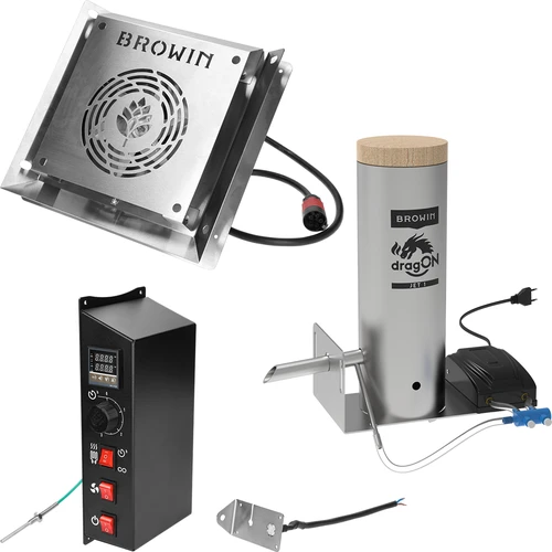 Bezrāmja kūpinātava dragON PLYWOOD NATURE ar digitālu kontrolieri, 200L - 7