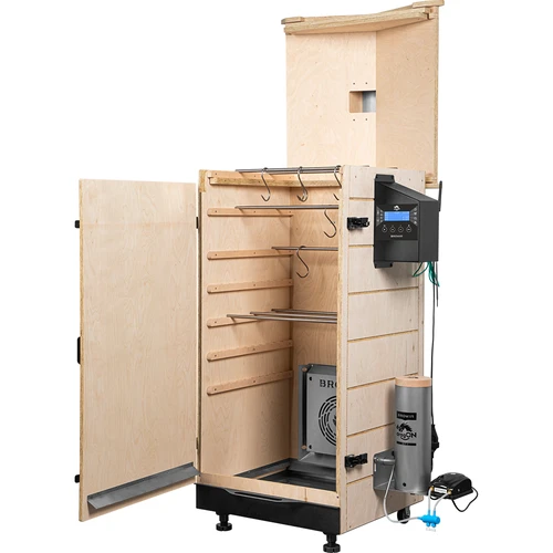 Bezrāmju kūpinātava dragON PLYWOOD NATURE ar Wi-Fi vadības bloku, 200 L - 3