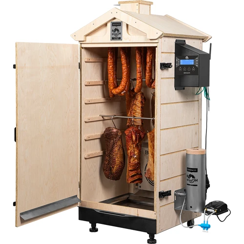 Bezrāmju kūpinātava dragON PLYWOOD NATURE ar Wi-Fi vadības bloku, 200 L - 4