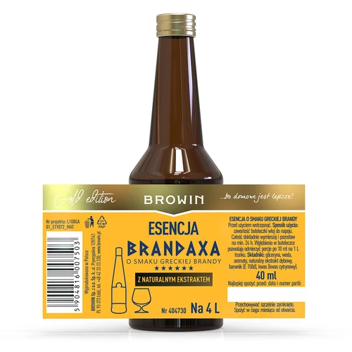 Brandaxa esence ar grieķu brendija garšu, 40 ml - 4