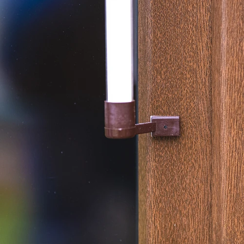 Brūns āra termometrs (-50°C līdz +50°C) 22 cm - 7