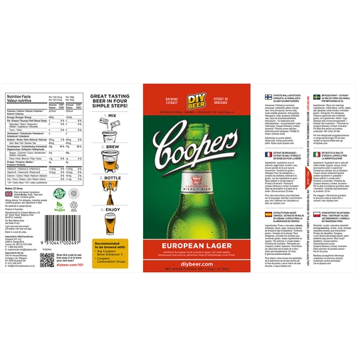 Brūvēšanas komplekts Coopers European Lager - 5