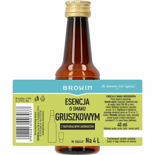 Bumbieru garšas esence – bumbieru liķierim, koncentrāts 40 ml - 4