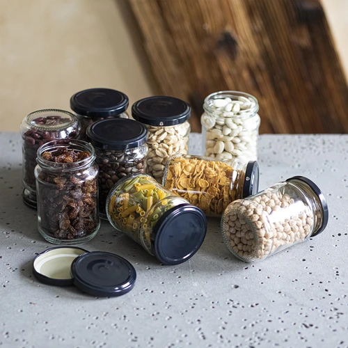 Burka 250 ml fi 66/4 ar melnu vāciņu - 6 gab. - 6