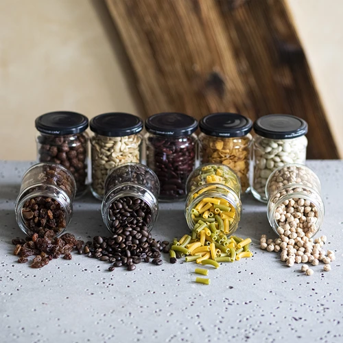 Burka 250 ml fi 66/4 ar melnu vāciņu - 6 gab. - 5