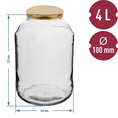 Burka 4 L ar skrūvjvāciņu ø 100 - 3