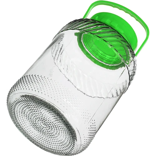 Burka 5 L ar knaiblēm - zaļš skrūvējams vāciņš - 4