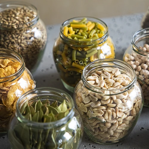 Burka Amfora 580 ml (fi 82) ar melnu vāciņu, 6 gab. - 7