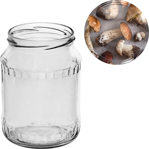 Burka TO 720 ml ar krāsainu vāciņu fi 82/6 - 6 gab. - 10