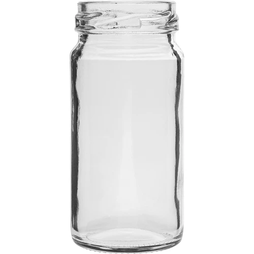 Burka TO 90 ml ar krāsainu skrūvējamu vāciņu fi43, 6 gab. - 2