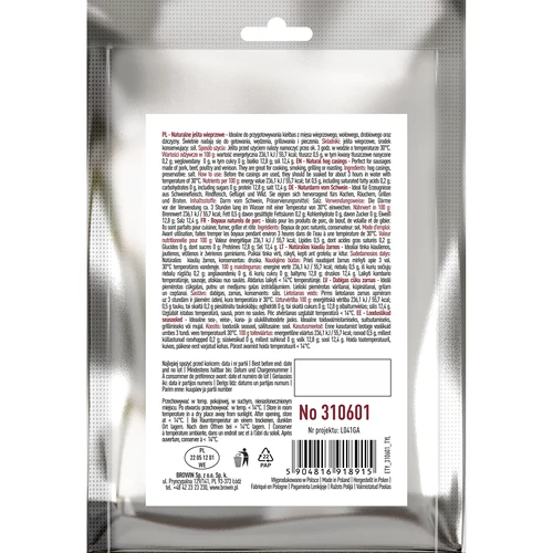 Dabīgie cūku zarnu apvalki – kalibrs 28/30 mm, 15 m - 2