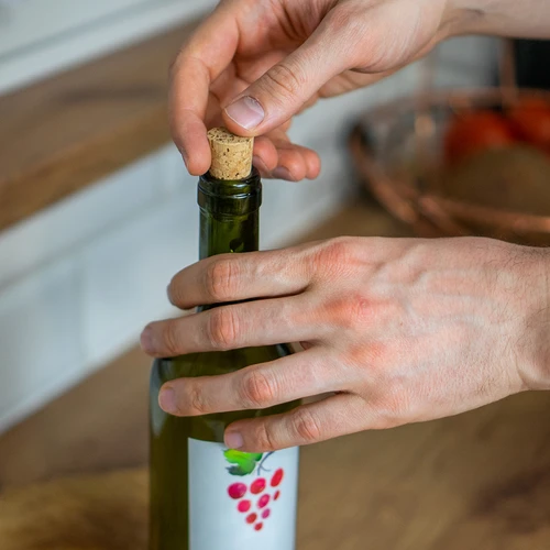 Dabīgs konisks korķa aizbāznis fi16/21mm - aglomerēts - 100 gab. - 6