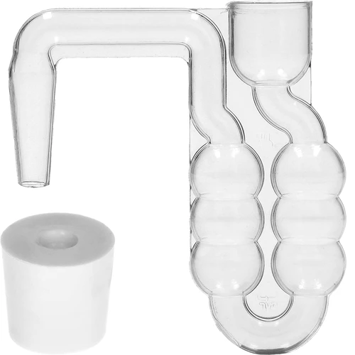 Dama 5L ar korķi, horizontālu raudzēšanas caurulīti un skrūvējamu vāciņu - 7