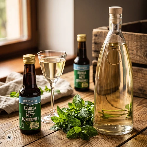 Dārza piparmētras garšas esence, uz 4 L, 40 ml - 7