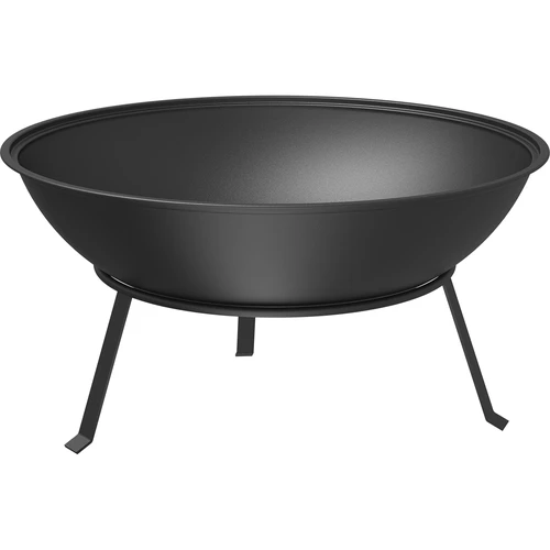 Dārza ugunskura bļoda ar režģi, Ø55 cm, apaļa, bļodas forma