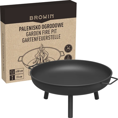 Dārza ugunskura bļoda Ø58 cm, apaļa, bļodas veida - 8