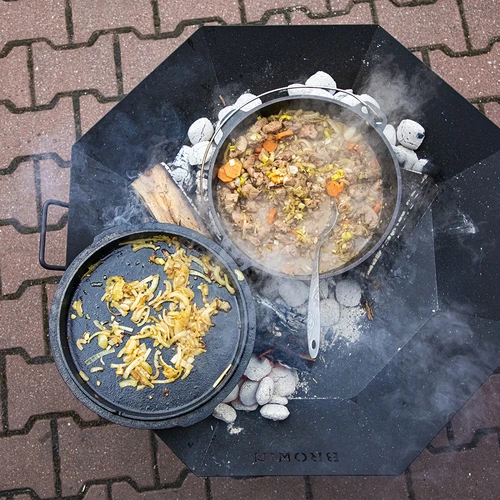 Dārza ugunskura trauks ø 80 cm - lofta stils - 13