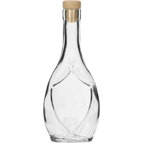 Dekoratīva pudele ICONA 250 ml ar korķi-sēnīti, 1 gab.