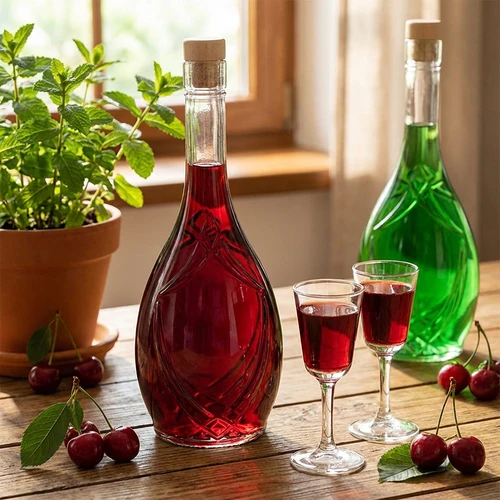 Dekoratīva pudele ICONA 500 ml ar sēnītes tipa korķi, 1 gab. - 6