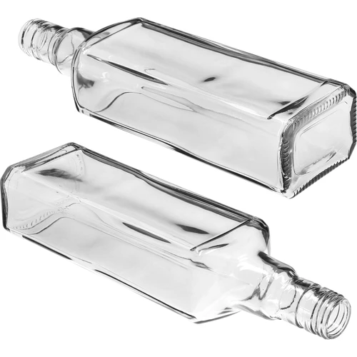 Dekoratīva pudele TYNKTURA 0,5 L ar garu melnu skrūvējamo vāciņu, fi 28 mm, 1 gab. - 4