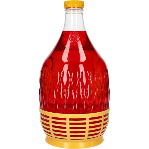 Demižons Dama 5 L PET, ar skrūvējamu vāciņu un grozu - 2