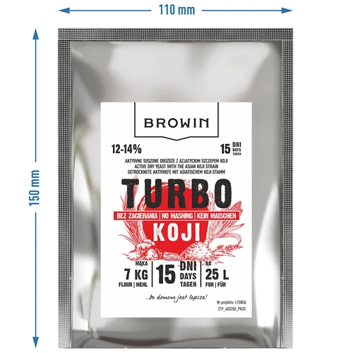 Destilācijas raugi Turbo Koji, 50 g (bez apcukurošanas!) - 7