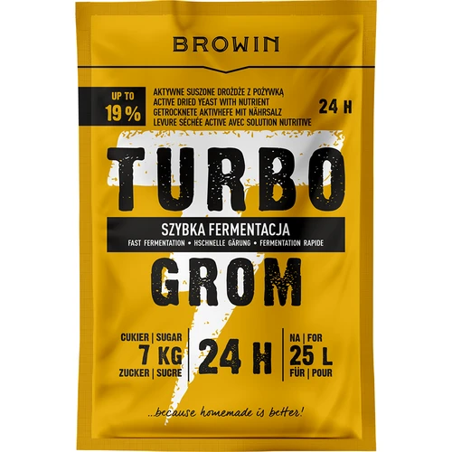 Destilācijas raugs Turbo Grom 24h