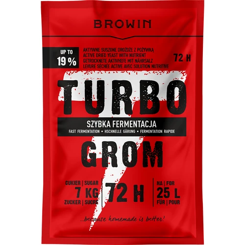 Destilācijas raugs Turbo Grom 72 h