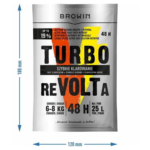 Destilācijas raugs Turbo reVOLTa 48h - 4