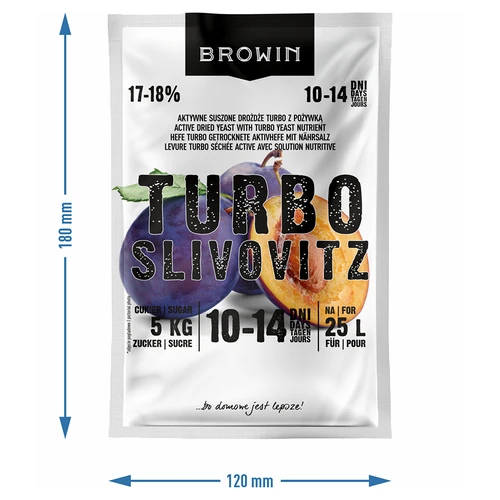 Destilācijas raugs Turbo Slivovitz - 4