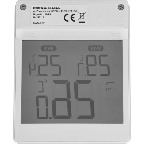 Digitālais aizloga, pielīmējams termometrs, zīmola Soens - 4