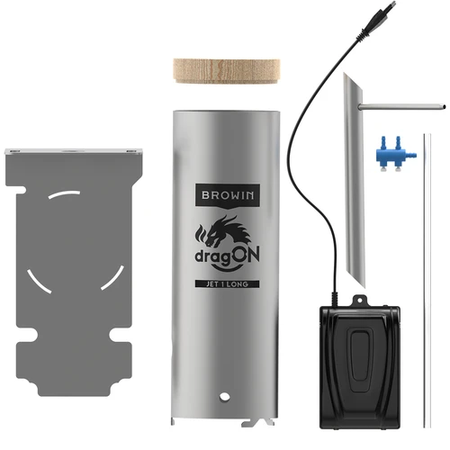 dragON komplekts kūpinātavai - elektriskie moduļi ar digitālo kontrolieri un dūmu ģeneratoru JET 1 LONG - 6