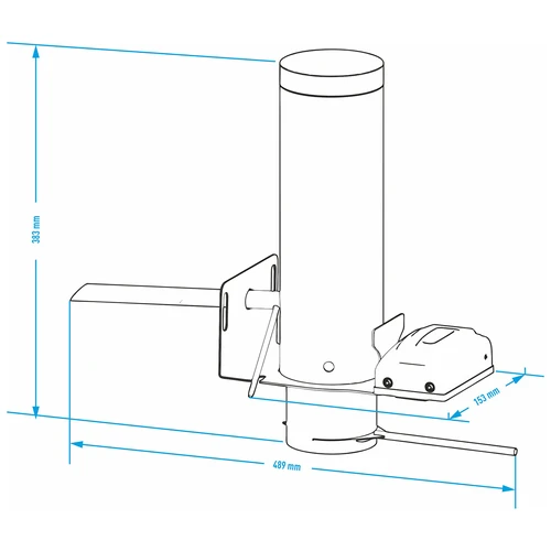 dragON komplekts kūpinātavai - elektriskie moduļi ar digitālo kontrolieri un dūmu ģeneratoru JET 2 LONG - 11