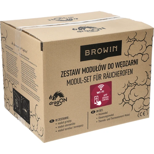 dragON komplekts kūpinātavai - IQ moduļi ar Wi-Fi un dūmu ģenerators JET 2 LONG ar pelnu trauku - 21