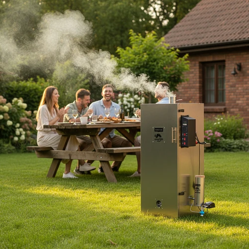 dragON tērauda kūpinātava 220 L – ar digitālo kontrolieri - 13