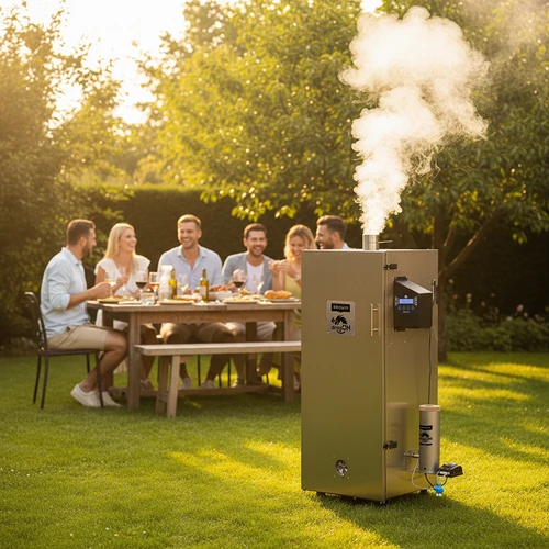 dragON tērauda kūpinātava 220 L, IQ – ar Wi‑Fi kontrolieri - 15