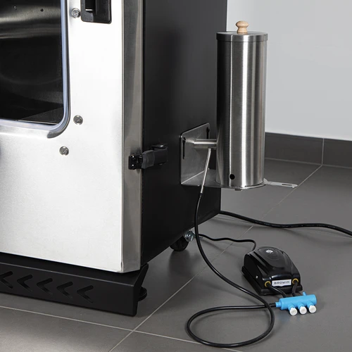 Dūmu ģenerators dragON JET 4 LIGHT ar pelnu izbēršanas funkciju un elektrisko gaisa sūkni dragON Air - 4