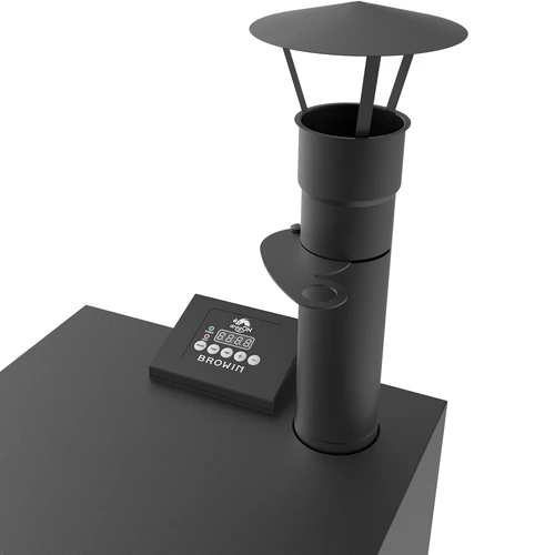 Elektriskā kūpinātava - dragON ar dūmu ģeneratoru, digitālā, 65 l - 18