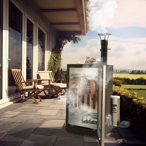 Elektriskā kūpinātava - dragON ar dūmu ģeneratoru, digitālā, 65 l - 31