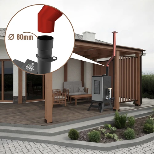 Elektriskā kūpinātava - dragON ar dūmu ģeneratoru, digitālā, 65 l - 33