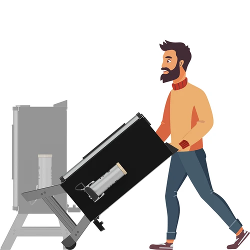 Elektriskā kūpinātava dragON ar mobilo pamatni - 34