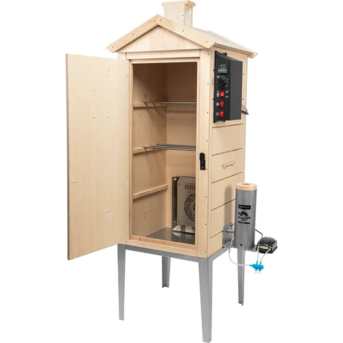 Elektriskā kūpinātava dragON PLYWOOD NATURE 100E ar elektrisko sildīšanas moduli un kontrolieri - 3