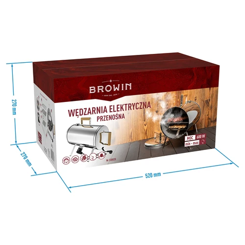 Elektriskā kūpinātava - pārnēsājama - 8